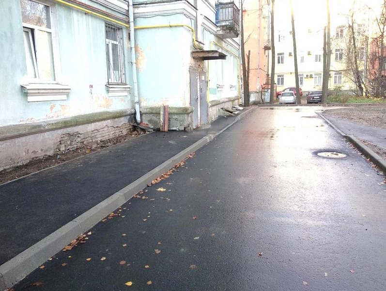 В Твери завершается благоустройство дворовых территорий